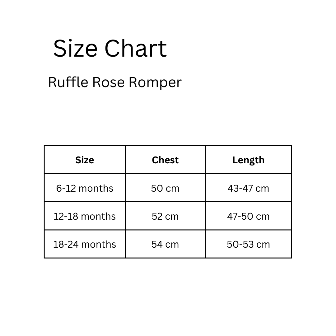 Ruffle Rose Romper - Sprout Kids